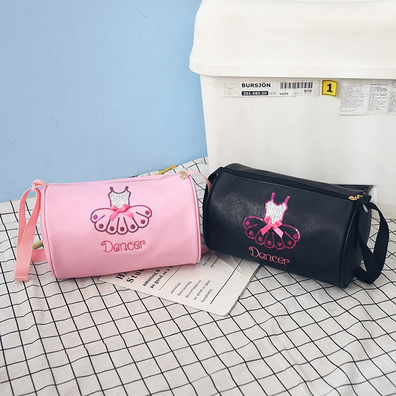 Розовые сумки с вышивкой для спортзала сумка балета и танцев женские спортивные