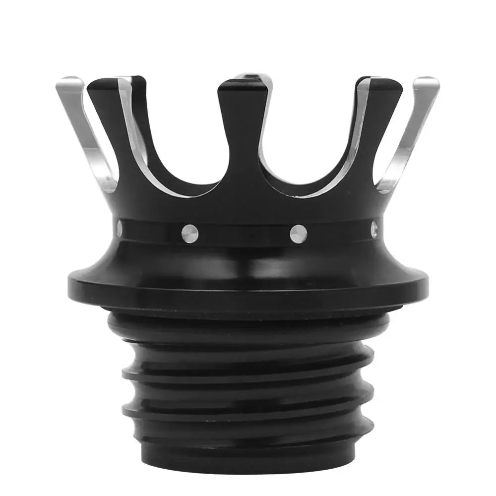 Motorcycle Gas Cap Crown Style CNC Flush Oil Fuel Tank For Harley Sportster XL 883 1200 Road King Dyna Softail FLST 96-2020 | Автомобили и