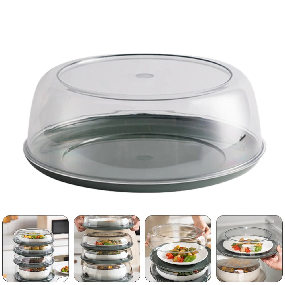 

1pc Stackable Dish Cover Kitchen Food Heat Preservation Cover Cover