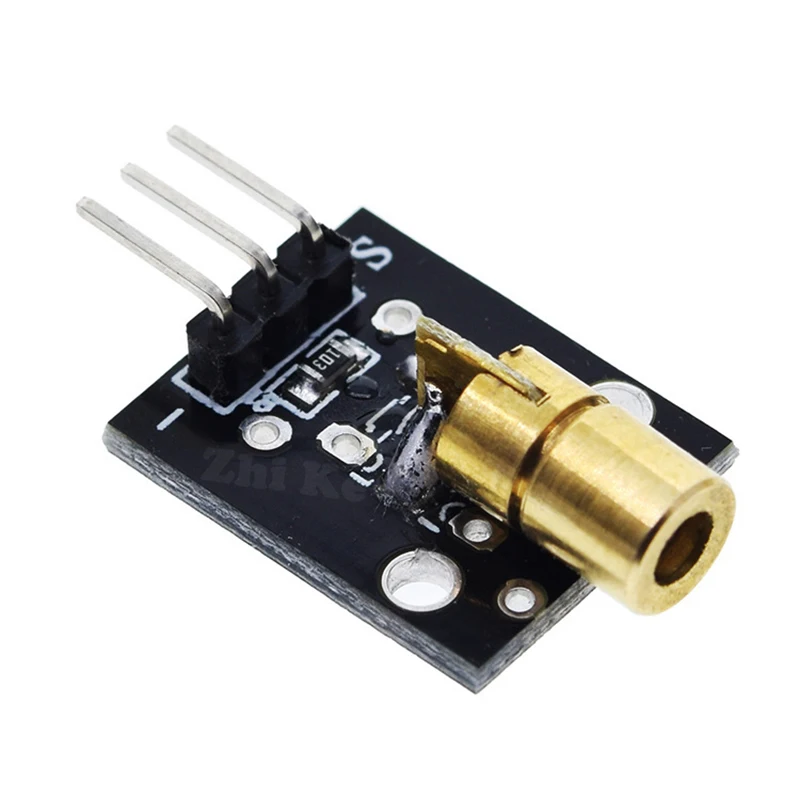 Лазерный передатчик для arduino DIY Kit красный диод с Медной головкой 3pin 650 нм - купить