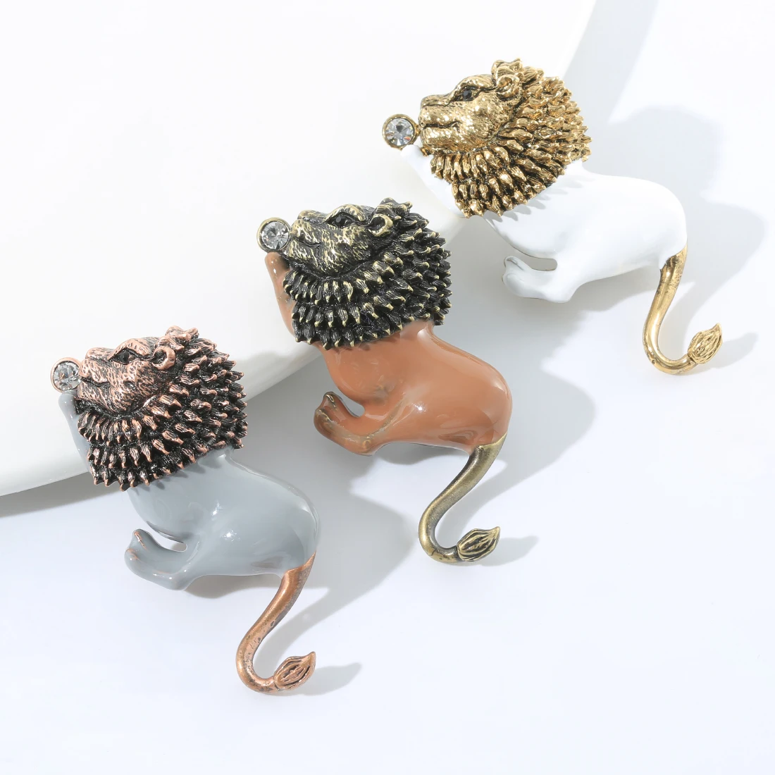 Neoglory коричневые белые серые эмалированные винтажные фотообои для женщин