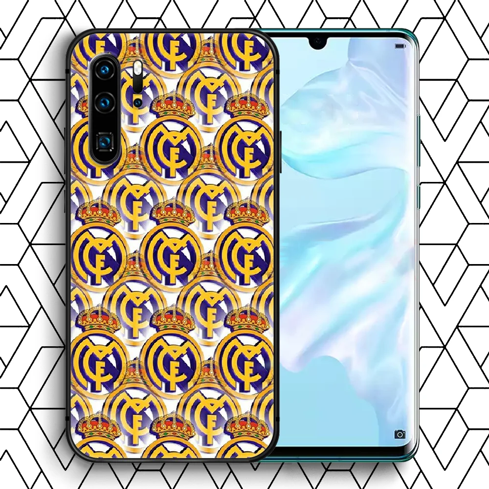 

Cover Real Madrid Club Phone Case For Huawei P Mate Smart 10 20 30 40 Lite Z 2019 Pro Black Etui Fashion Coque 3D Shell Trend