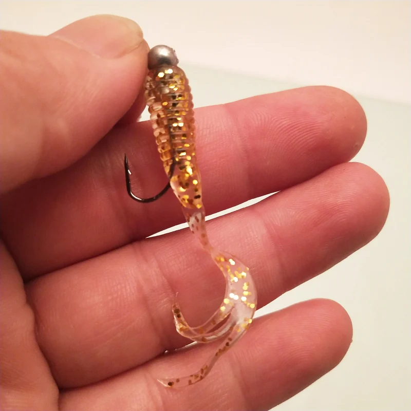 Рыболовная приманка POETRYYI Мягкая силиконовая 40 мм 0 7 г с тройным хвостом воблеры