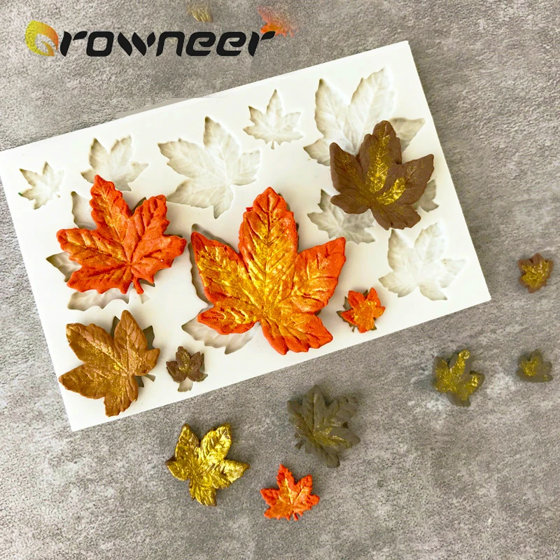 Силиконовая форма в виде кленового листа инструменты для украшения тортов из