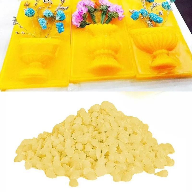 50g or 100g Pure Natural Beeswax Candle Soap Making Supplies No Added Soy Cosmetics Diy Material Yellow And White Bee Wax | Дом и сад