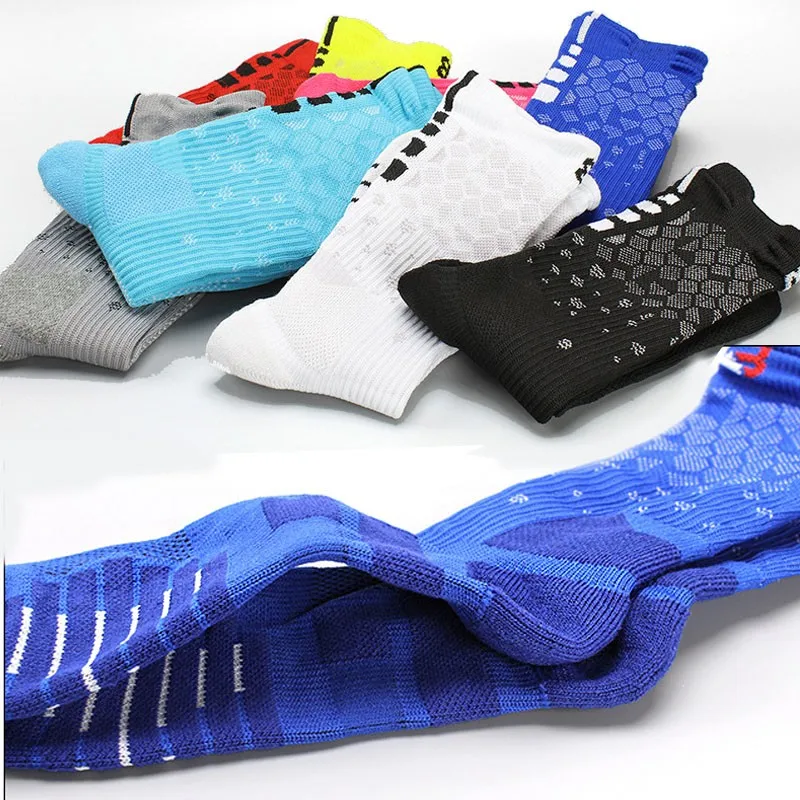 Professional Sports Basketball Socks Men Elite Middle Tube Actual Combat Stockings Children's Towel Bottom Thickened Climbing