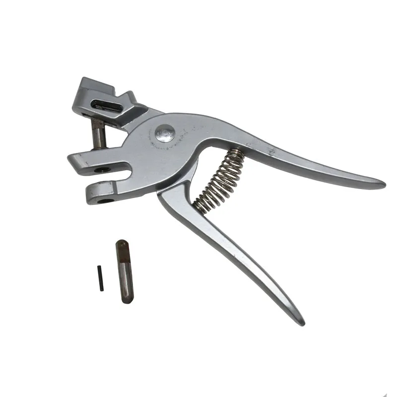 

8mm Animal ear tags Hole puncher Stainless steel puncher Animal Control Device Sow Cow Sheep identification tool