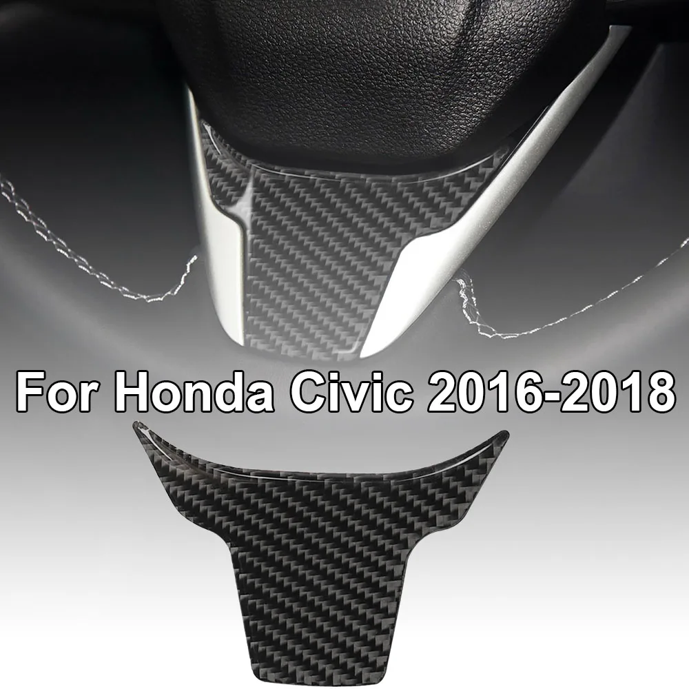 1 шт. накладка на руль авто черные наклейки для Honda Civic 2016 2018|Лепнина интерьера| |