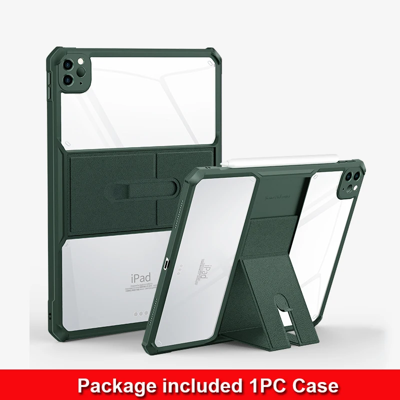 

Protective Tablet Case For iPad Pro 11 12.9 Air4 Air3 10.2 10.5 10.9 inch Mini 4 5 Case Transparent Airbag Shockproof Case