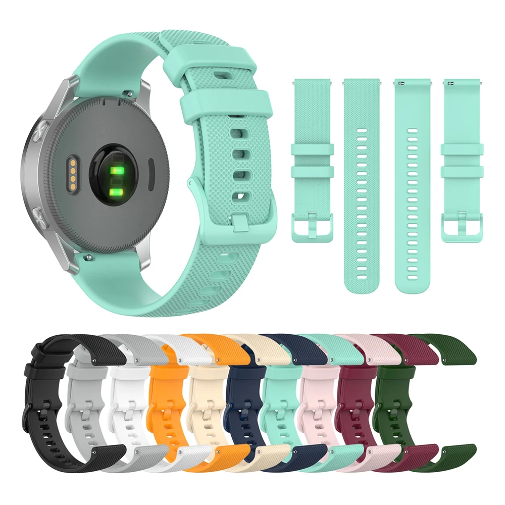 Ремешок быстросъемный 20 мм для Galaxy Watch 4 Classic 42 46 браслет Active2 44 40 классический Garmin