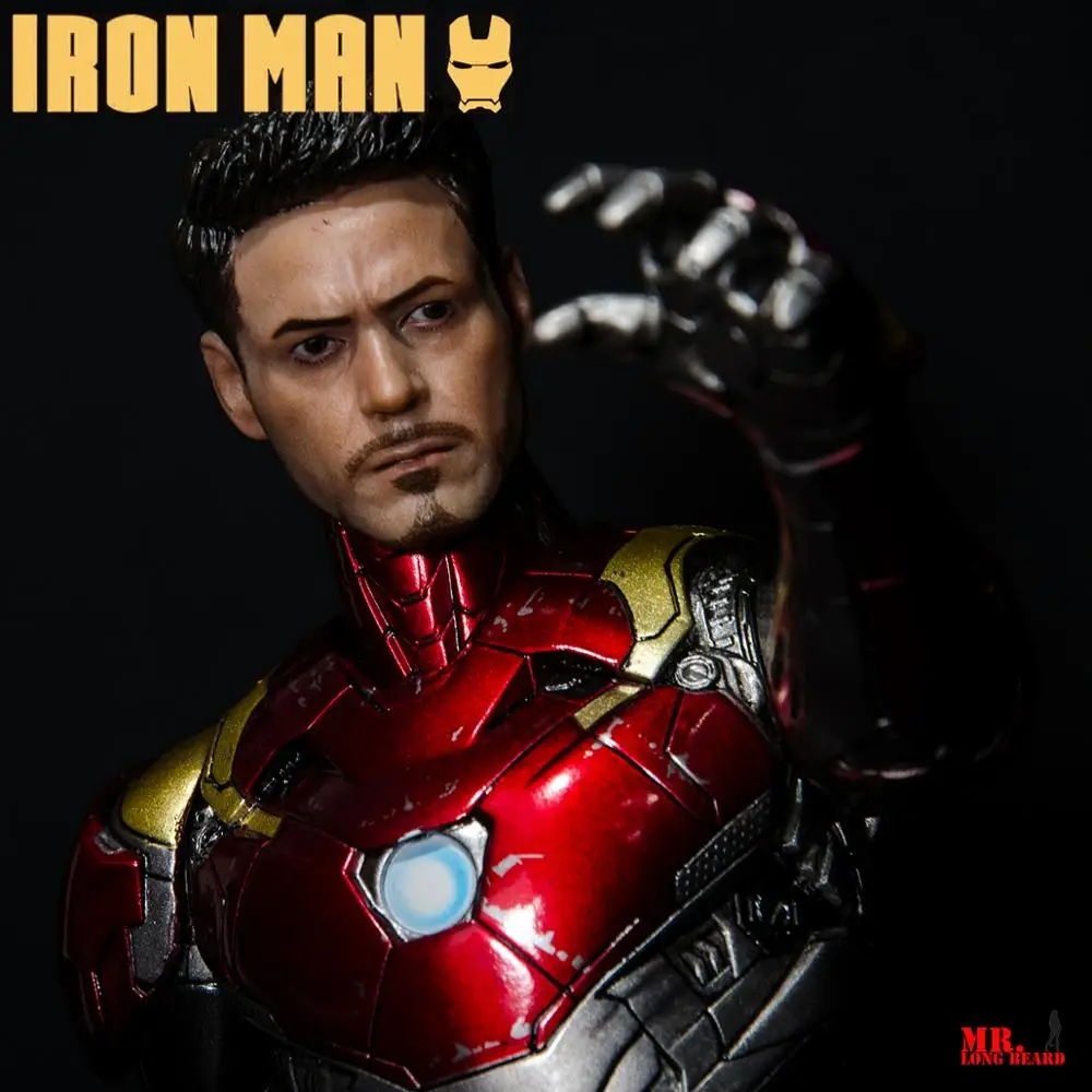 Сумасшедшие игрушки Marvel Железный человек Mark XLVII Mk47 1/6 масштаб Фигурка из ПВХ