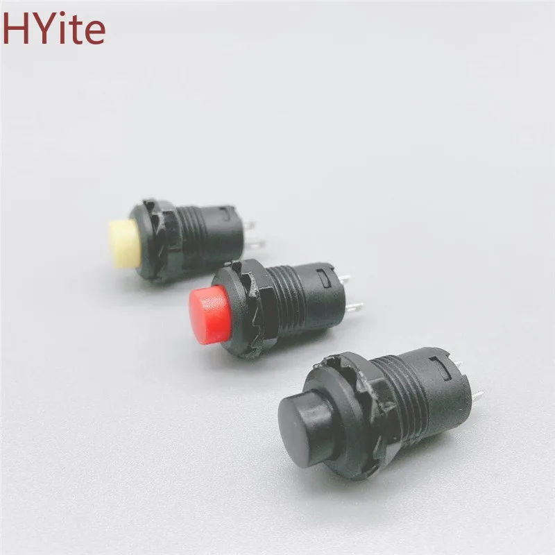 6 шт. 12 мм Блокировка блокировки выключаемый кнопочный переключатель