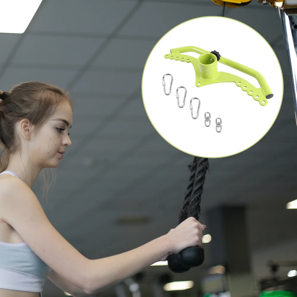 

Home Fitness Gym Pully Cable Machine Attachments Triceps Handle Grip