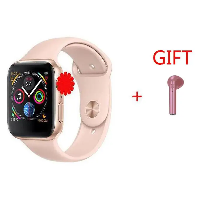 Серия 4 reloj IWO 8 PLUS 44 мм часы 4 сердечного ритма чехол для смарт часов для apple iPhone Android телефон не apple Watch