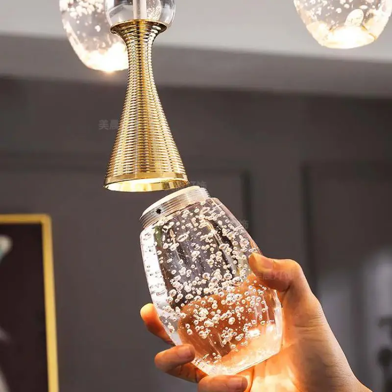 Домашний декор Хрустальные потолочные светильники светодиодный светильник для