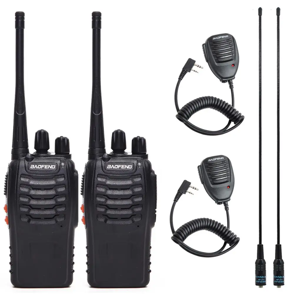Baofeng BF-888S Walkie Talkie bf 888s 5W Two-way radio Portable CB Radio UHF 400-470MHz 16CH Professional Handy Radio