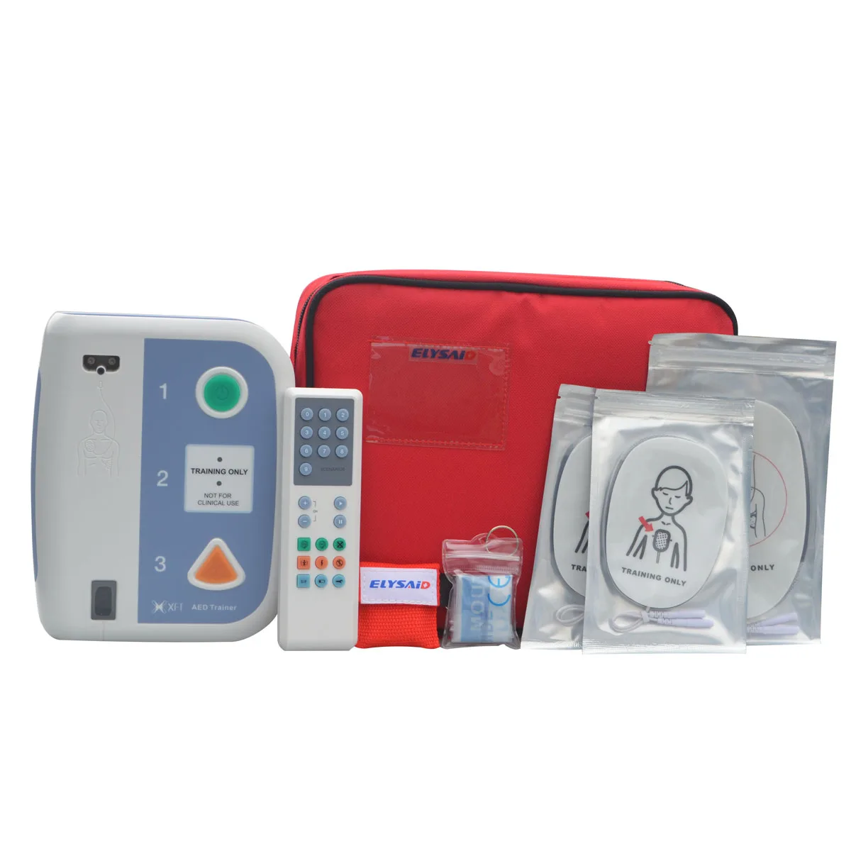 Корейский обучающий аппарат AED Автоматизированный внешний дефибриллятор + 2 шт.