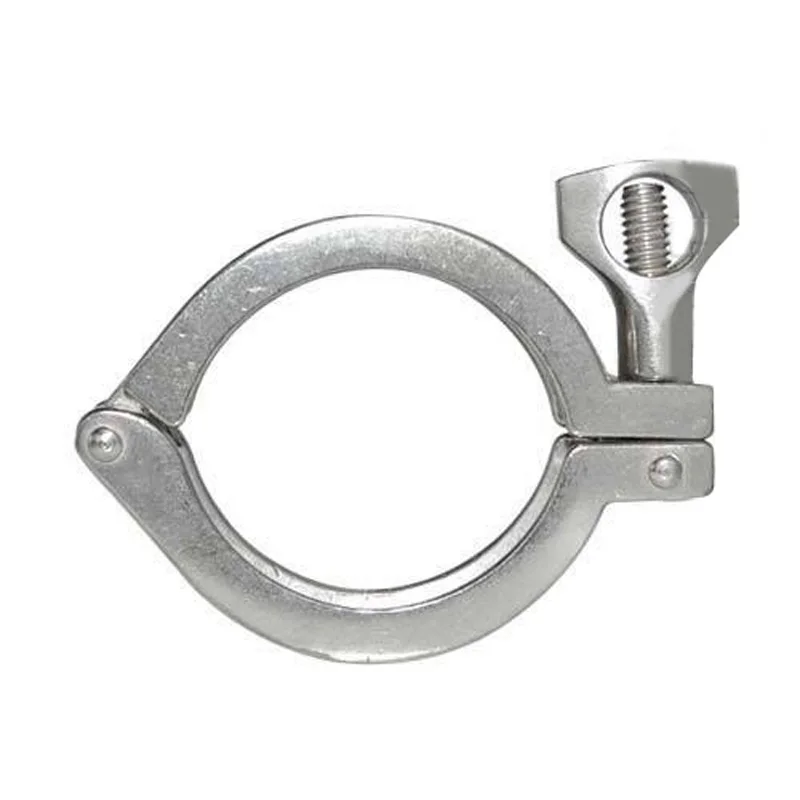 

2 Tri Clamp Clover Sanitary 1pc For 64MM OD Ferrule Flange For 64MM OD Ferrule Flange SUS316