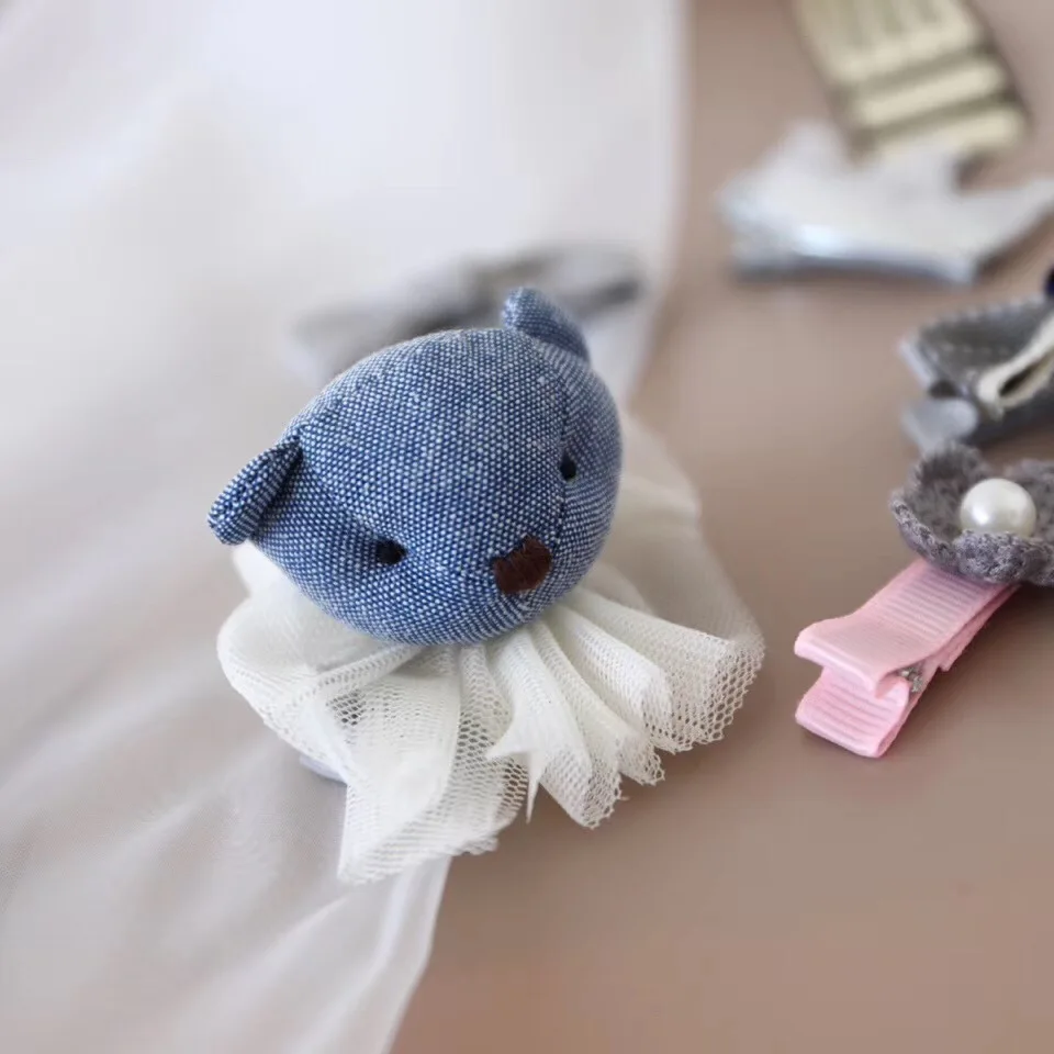 5 шт./компл. ручной работы заколки для волос девочек маленькой девочки детские