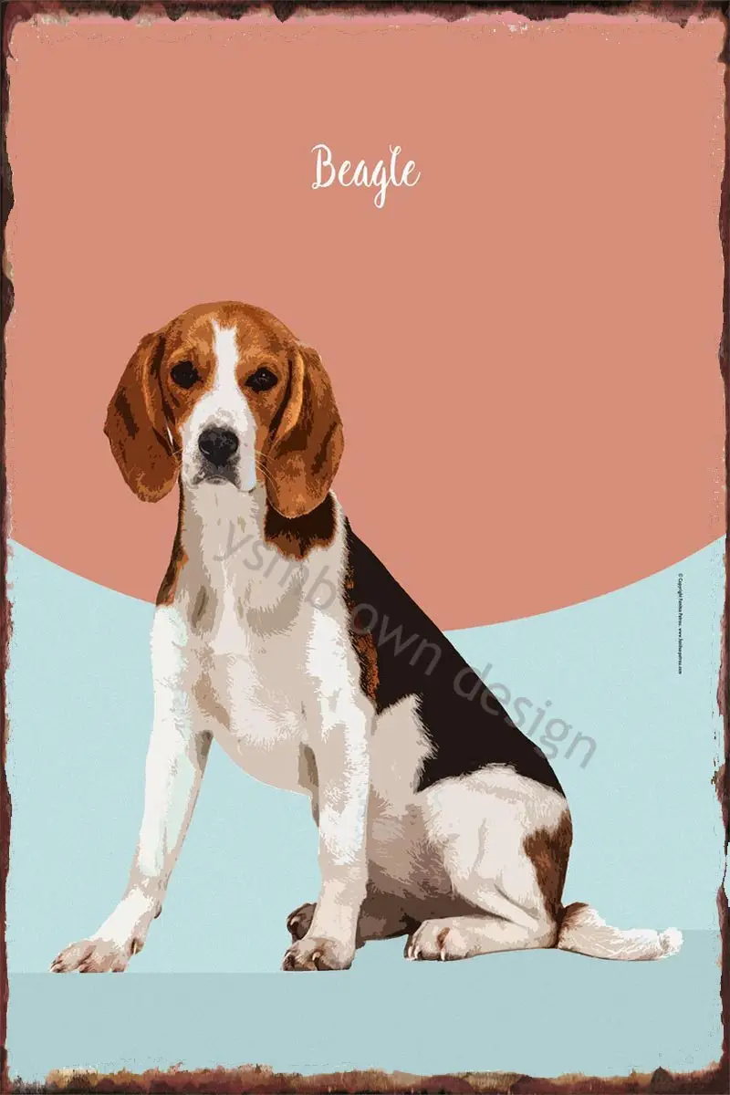 

Металлический знак Beagle, оловянные таблички, Настенный декор, украшение для комнаты в стиле ретро, винтажное искусство, мужская пещера, кафе, ...