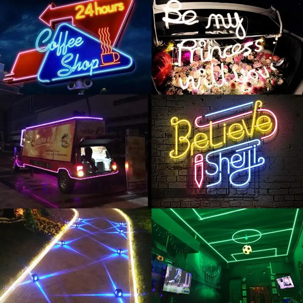 Светодиодный неоновый светильник 110-120 В переменного тока