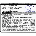 

CS 1450mAh / 5.51Wh battery for ZTE Blade Vantage, Blade Vantage 5, VZW-Z839PP, Z839, Z855 Li3925T44P4h736041