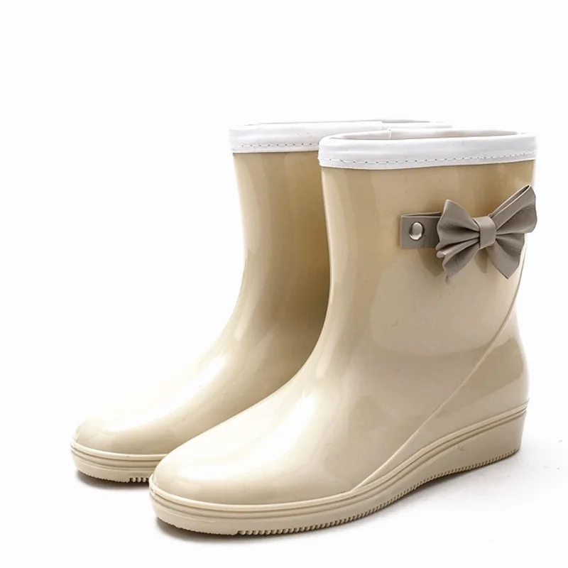 Aleafalling/Модная женская теплая обувь непромокаемые ботинки до середины голени на