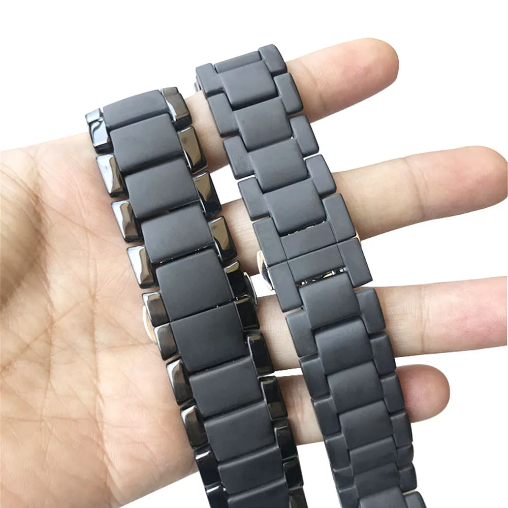 18/20/22mm Matte Ceramic Strap for Samsung Galaxy Watch 4 Classic 42/46mm Active 2 Gear S3 Bracelet Band for Huawei GT 2/2e/Pro
