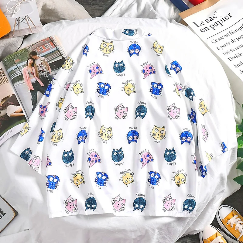 

Samurai Crane Japanese Style Kimono Haori Men Women Cardigan Chinese Carp Traditional Japanese Clothing Asian Clothes