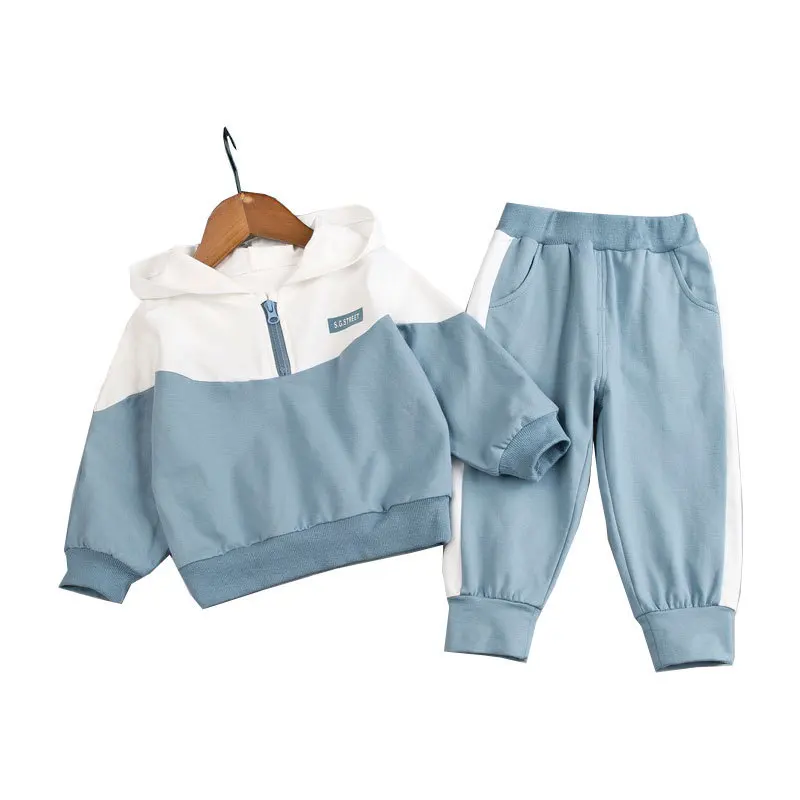 Girls Hooded Pullover Clothes Sets Autumn Clothing Tops+Pants Suit 2PCs Casual Sports Tracksuit Boys Fashion Wearing |