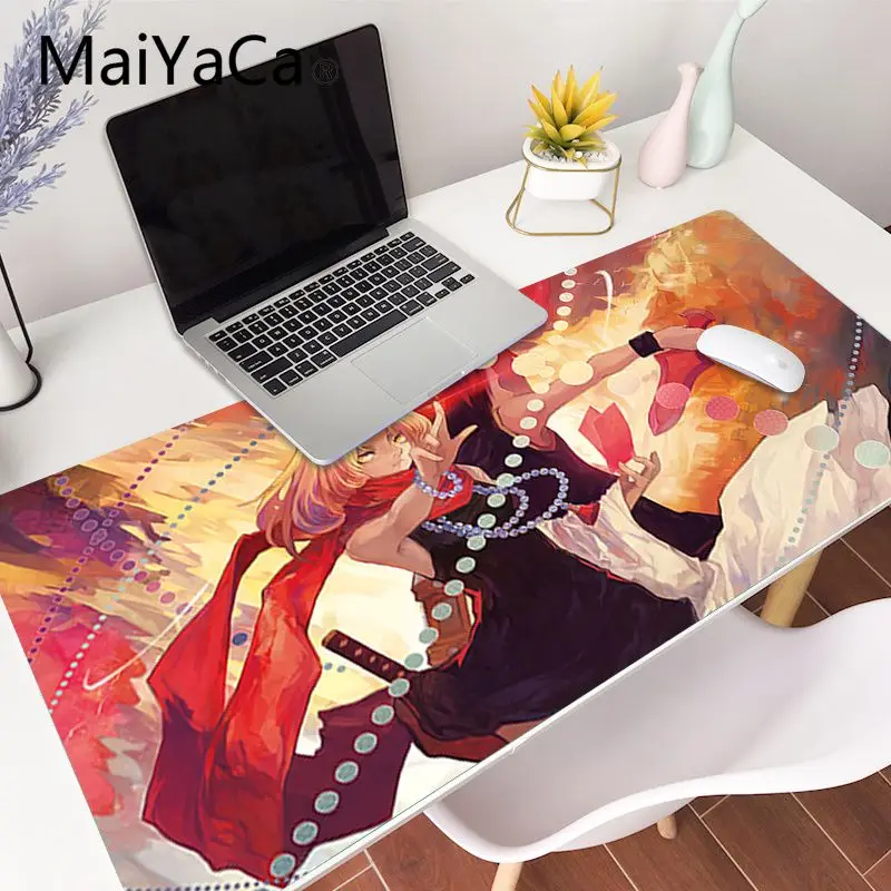 

MaiYaCa Anime Shaman King Office Mice Gamer Soft Mouse Pad Gaming Mouse Pad Large Deak Mat 700x300mm for overwatch/cs go