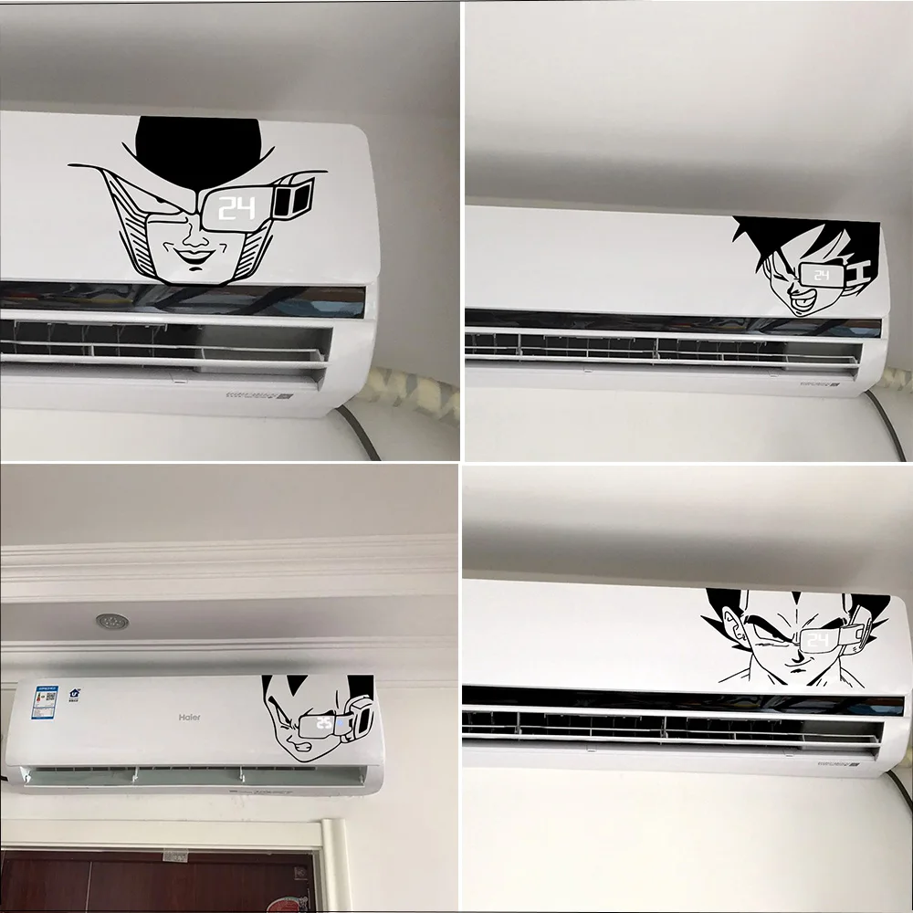 Дизайн Dragon Ball художественные виниловые наклейки, настенные наклейки, декор для детских комнат, кондиционер, декоративные наклейки, обои в японском стиле