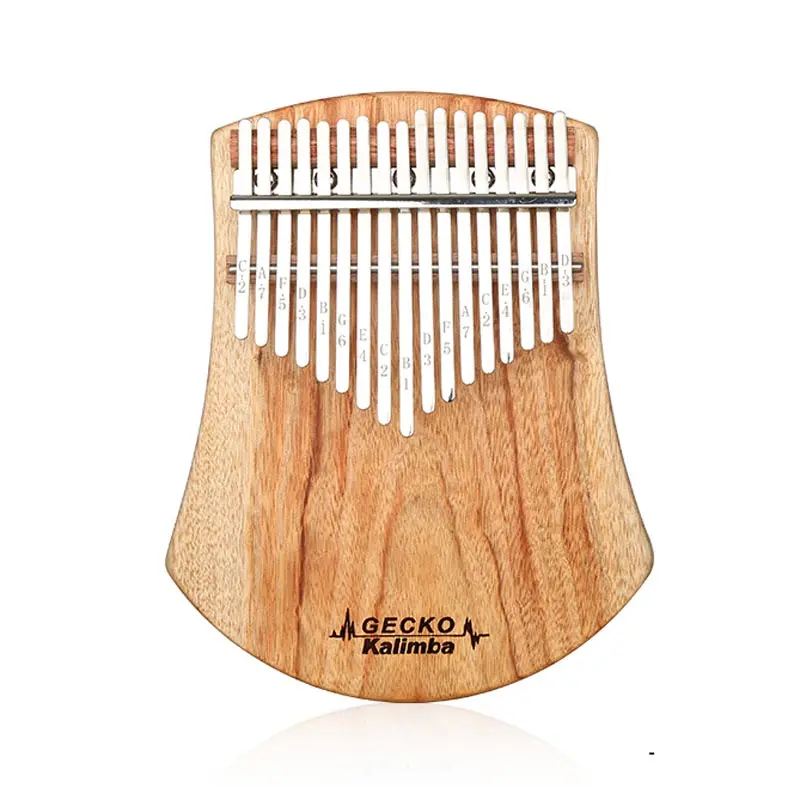 GECKO Kalimba 17 Keys B tones board-style finger thumb piano African indigenou music instruments Xylophone Camphor wood keyboard