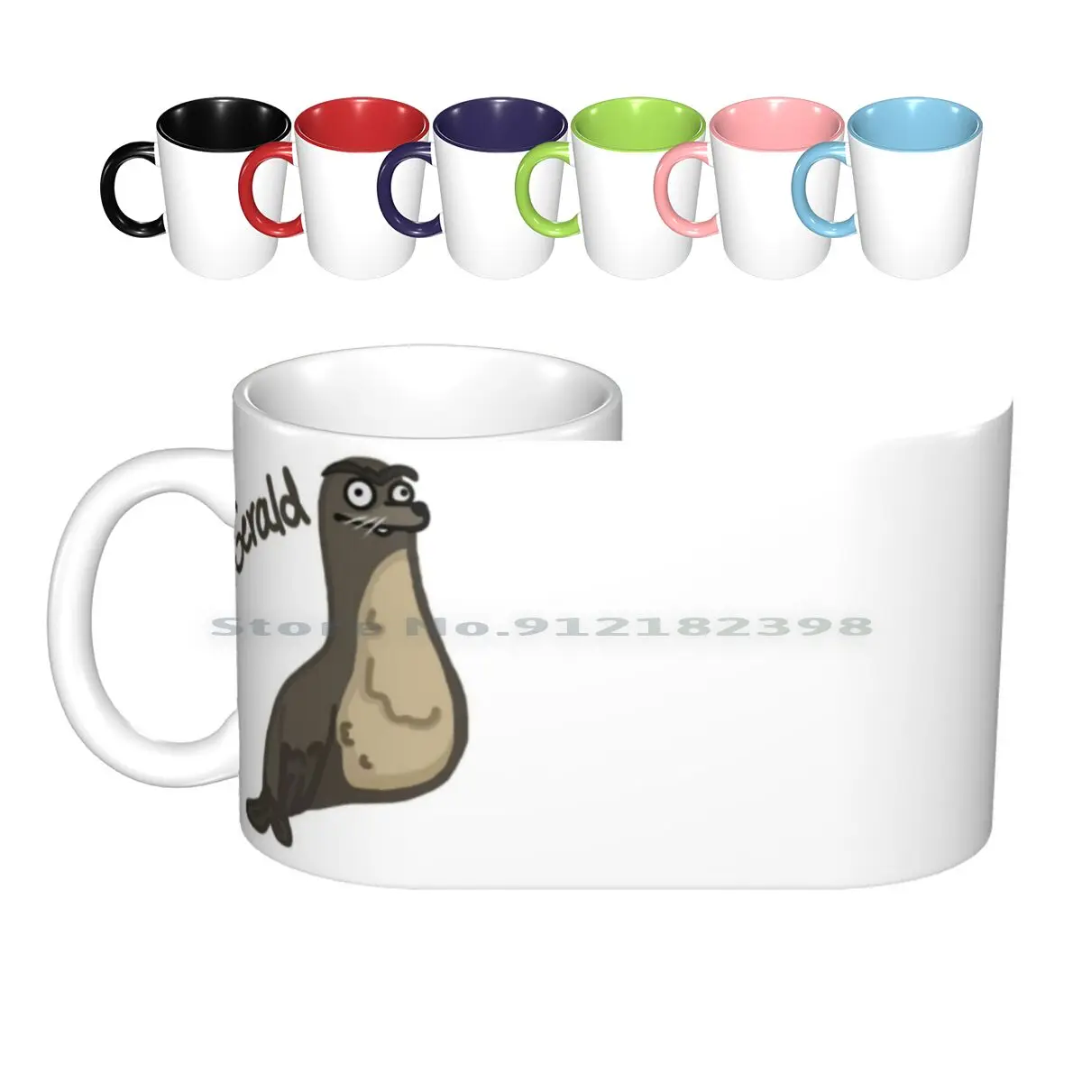 

Gerald : Inspired Ceramic Mugs Coffee Cups Milk Tea Mug Gerald Dory Cartoon When In Doubt Gerald It Out Creative Trending