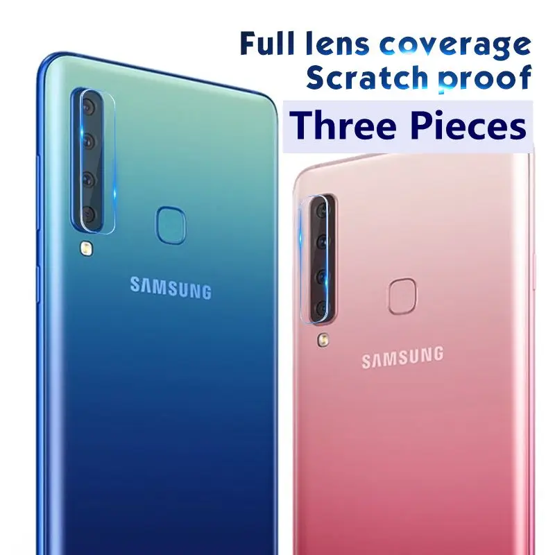 3 шт. для samsung Galaxy A7 A750 2018 A6 A9 J4 J6 Plus J7 J8 Защитная пленка задней камеры|Защитные