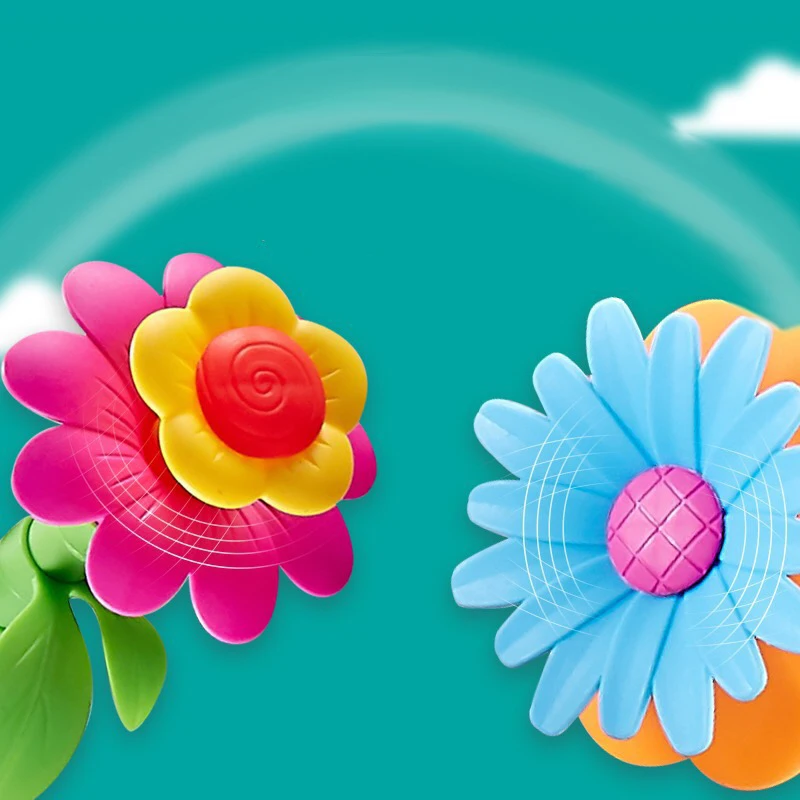 54 шт. подарки для девочек сделай сам цветочный сад строительные игрушки набор