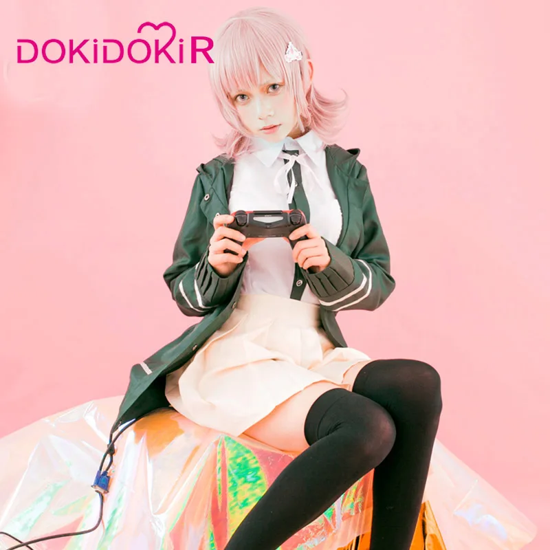 DokiDoki R игра данганронпа Нанами Чиаки Косплей Костюм женский костюм на Хэллоуин