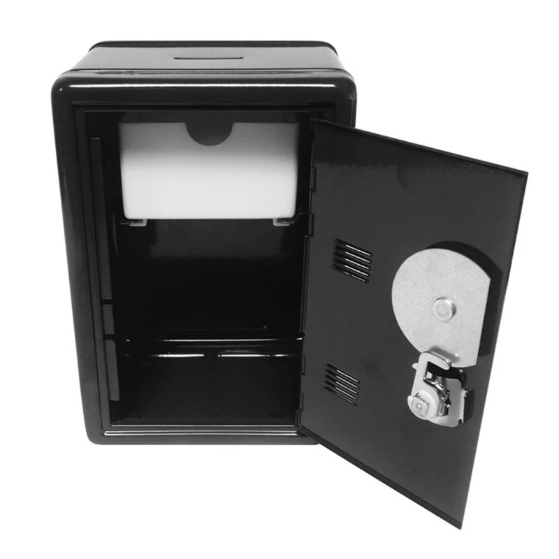

Мини-Сейф с паролем и замком, двойной страховочный прямоугольный металлический Сейф, креативный шкаф, коробка для хранения денег, сейф, Орга...