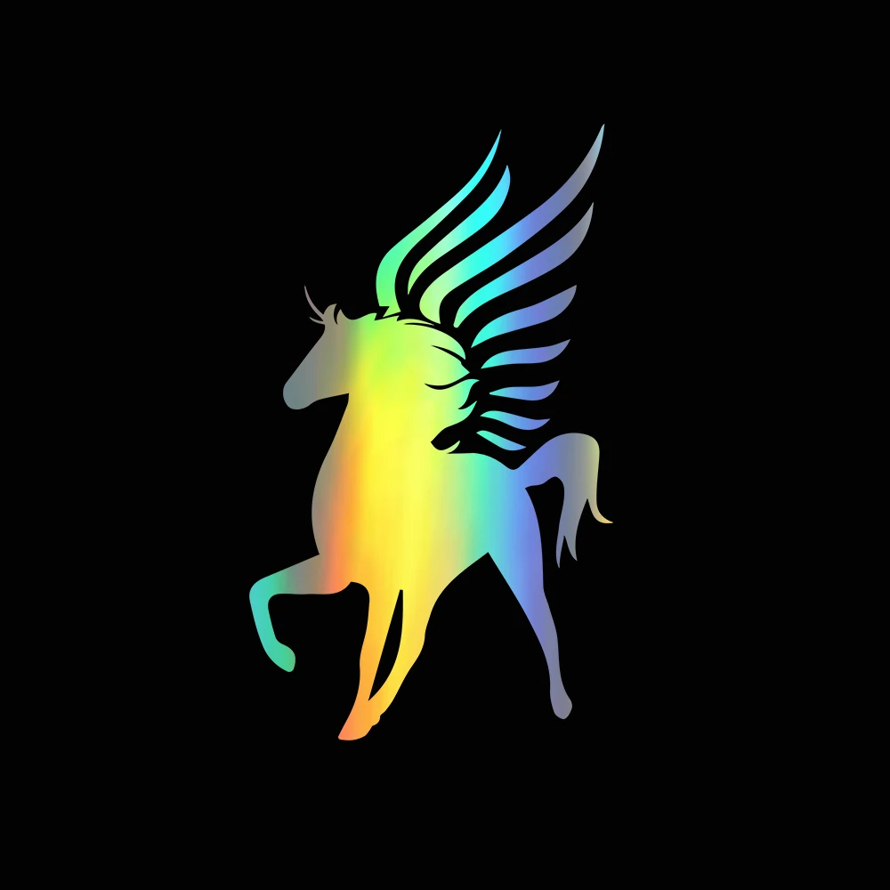 Мультяшные причудливые автомобильные Стикеры с лошадью и наклейки забавные на