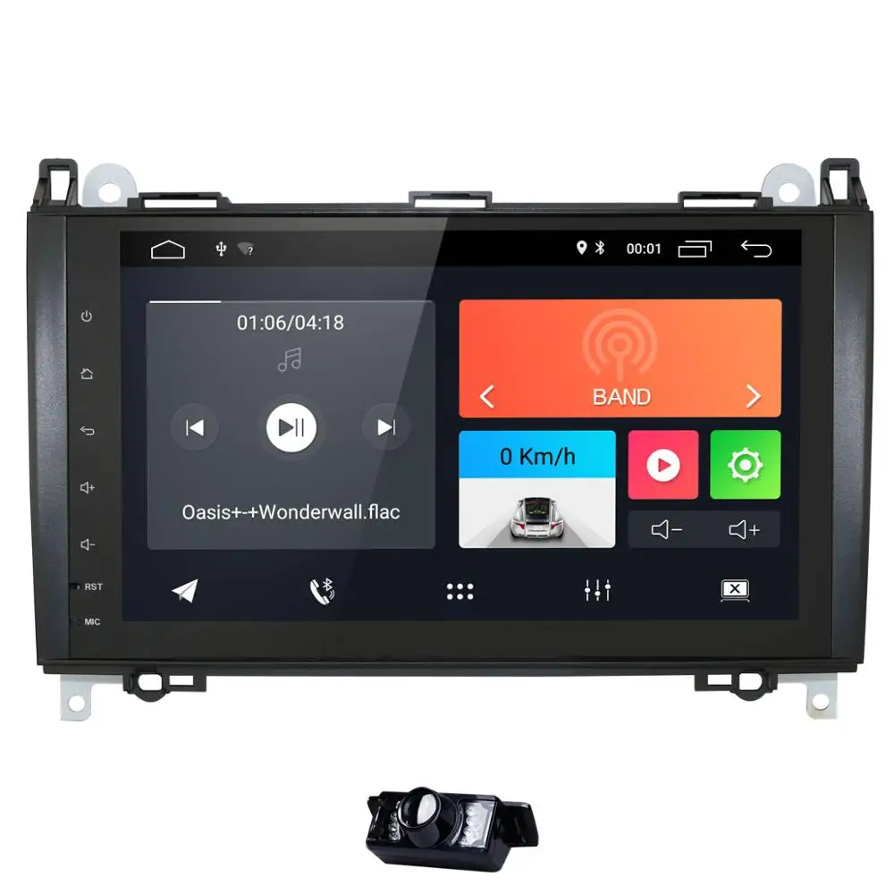 2DIN Android 9,0 Стерео gps для Mercedes W906 спринтер класс V W639 Vito Viano класс B W245 B160 B170 B180 B200 A класс W169 CAM - Цвет: CAMERA2
