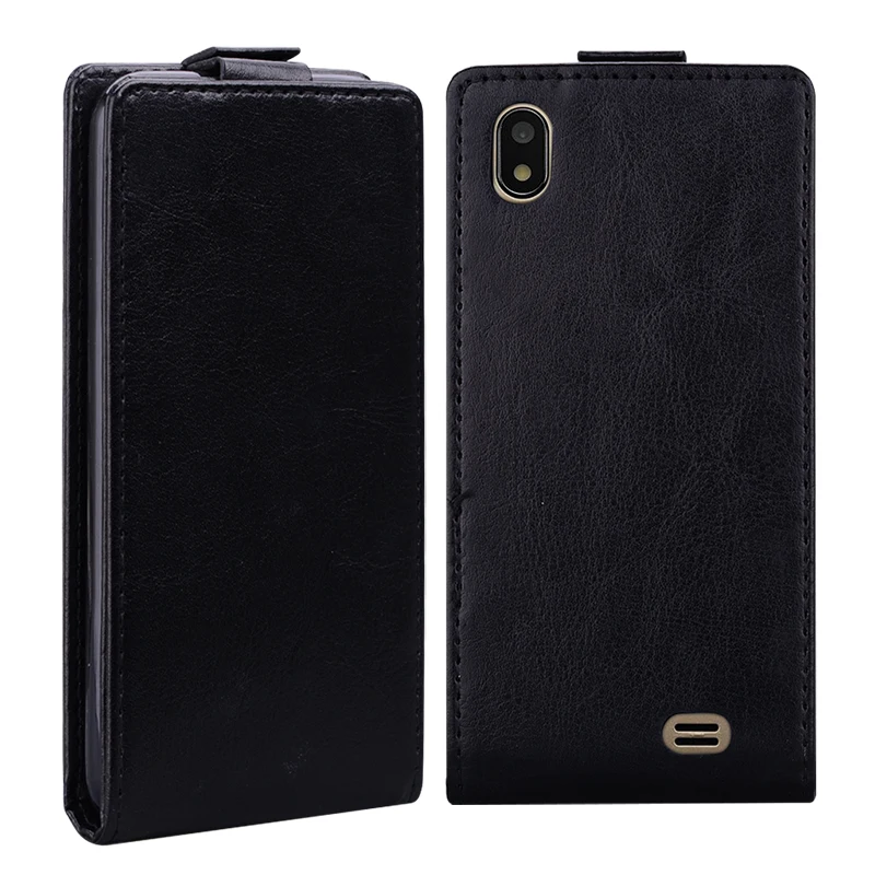 Роскошный деловой кожаный чехол с откидной крышкой для Prestigio Muze V3 Lte Psp3495 Duo