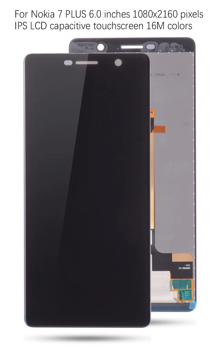 Дисплей для Nokia 7 Plus E9 LCD в сборе с тачскрином Оригинал 6.0" черный | Мобильные