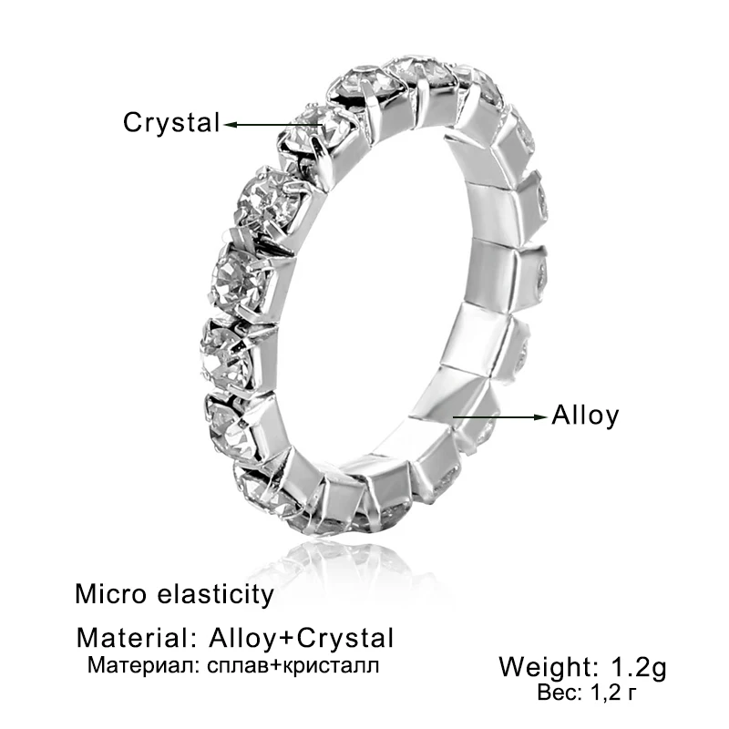 Vienkim Promise Ring Silver Color Engagement Wedding Band Bohemian Colorful Rainbow Rings For Women Finger Party Jewelry Gifts | Украшения