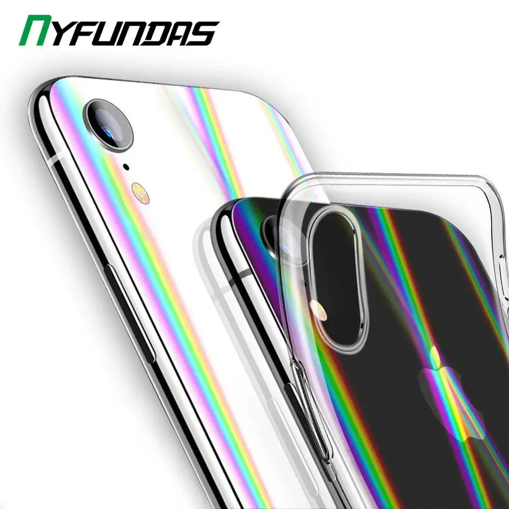 Чехол-накладка Aurora Laser для Apple iPhone 11 Pro Max XR X XS 8 Plus 7 | Мобильные телефоны и