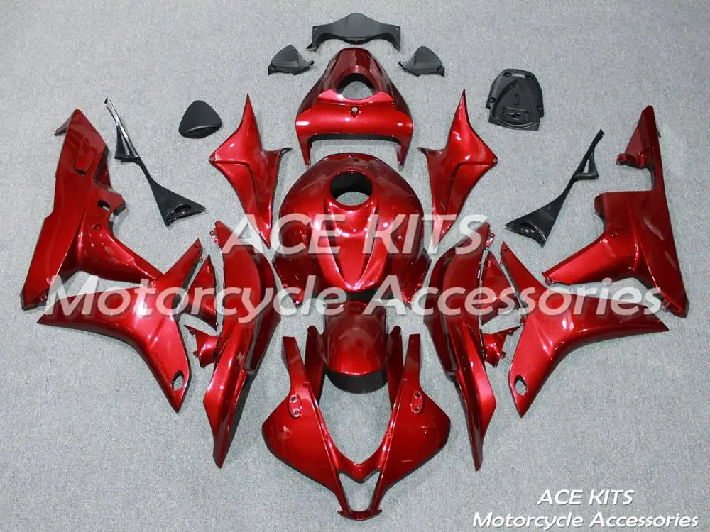 

ACE KITS New ABS Injection Fairings Kit Fit For HONDA CBR600F5 2007 2008 CBR600F5 07 08 Black White F83