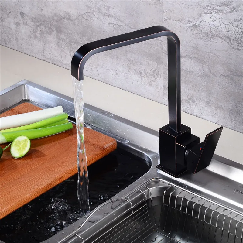 

Kitchen faucet brass black Antique hot and cold kitchen sink faucet drink faucet Deck Mounted Faucets Filter Tap Fixer Tap