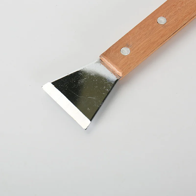 Медовый резак утолщенный скребок из нержавеющей стали с деревянной ручкой