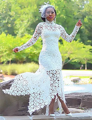 5 ярдов Красивая молочный шелк Кружевная Ткань африканская Водорастворимая