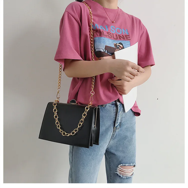 2019 Новый стерео простой Хип Колба сумка цепь Наплечная Сумка | Багаж и сумки