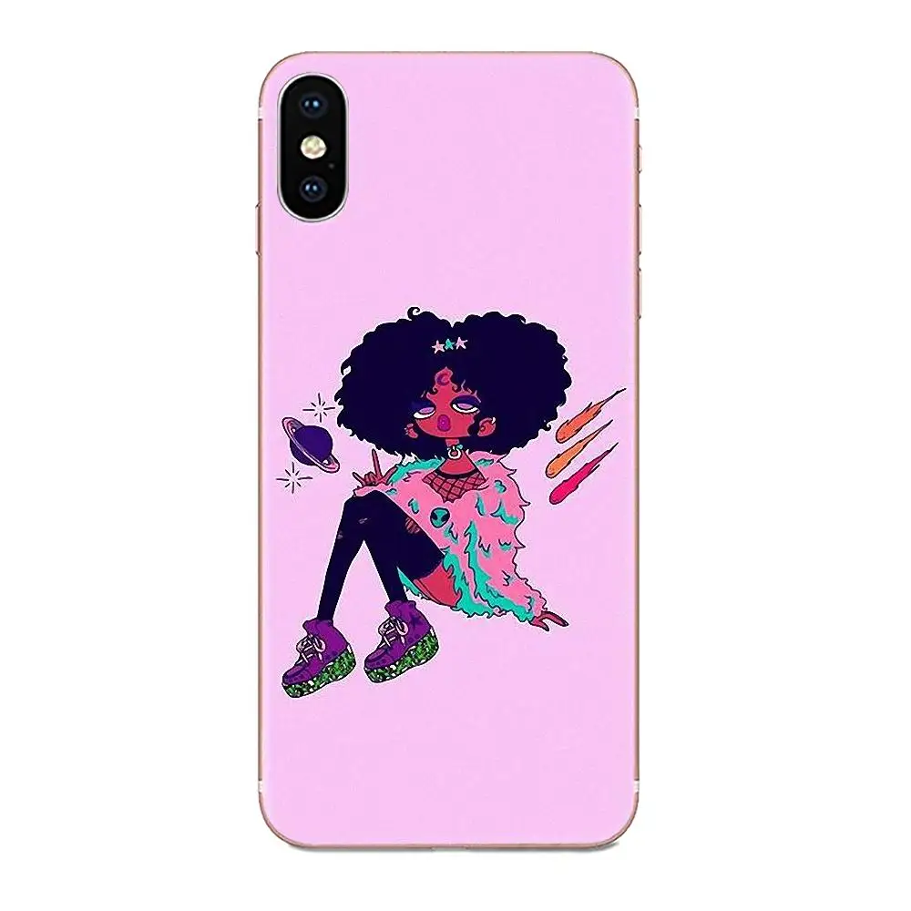 Прозрачный чехол из ТПУ для Sony Xperia Z Z1 Z2 Z3 Z4 Z5 compact Mini M2 M4 M5 T3 E3 E5 XA XA1 XZ Premium Black Girl |